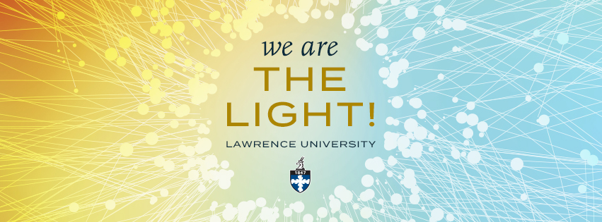 A social media cover photo with text reading "We Are the Light"