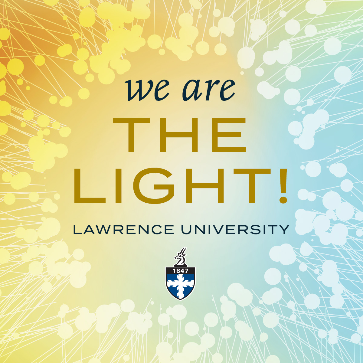 A Facebook profile picture with text reading "We Are the Light"