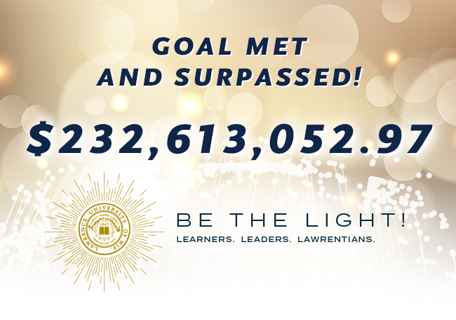 Goal met and surpassed! $232,613,052.97
